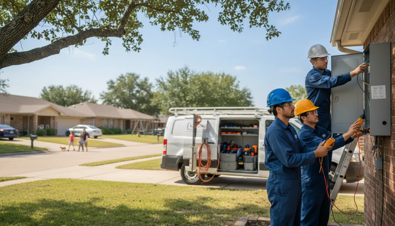Certified electrician providing emergency electrical services in Greens Fork, IN